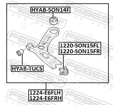 Febest 1224-E6FRH
