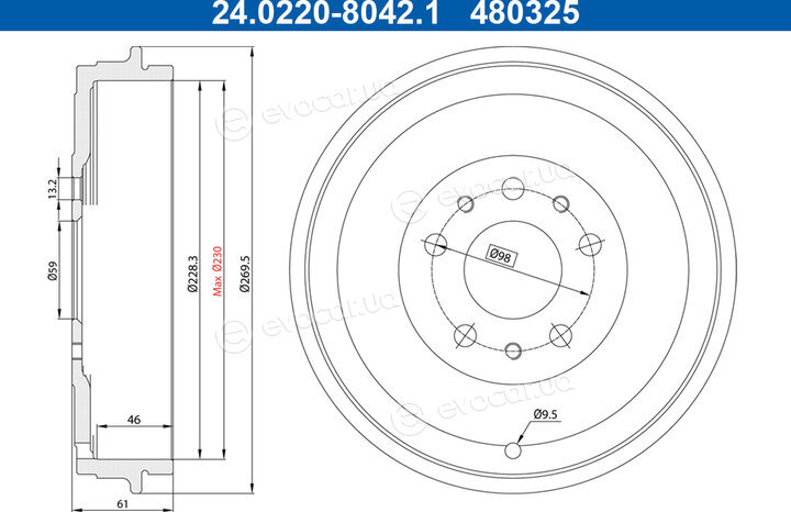 ATE 24.0222-8042.1