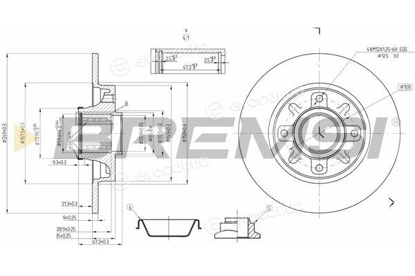 Bremsi CD7561S
