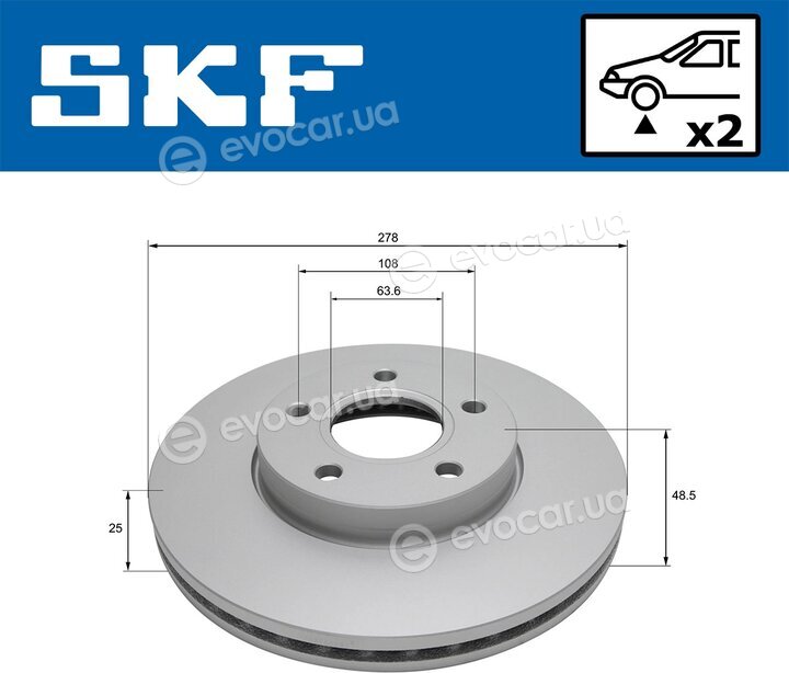 SKF VKBD 81121 V2