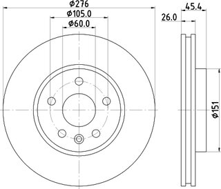 Hella Pagid 8DD 355 122-841