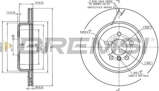 Bremsi CD9042VRD