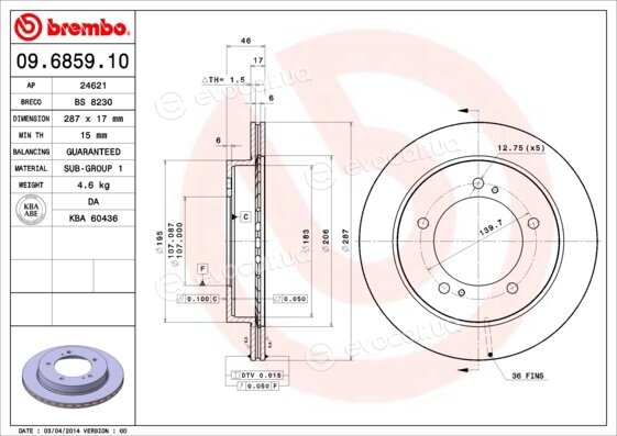 Brembo 09.6859.10