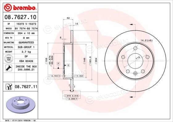 Brembo 08.7627.11