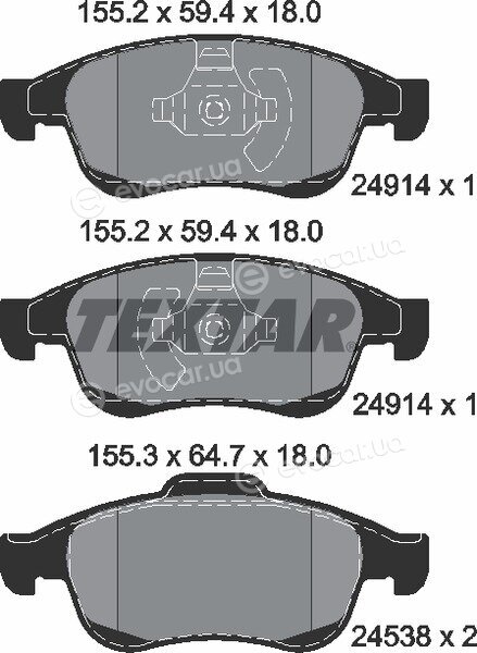 Textar 2491401