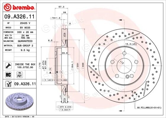 Brembo 09.A326.11