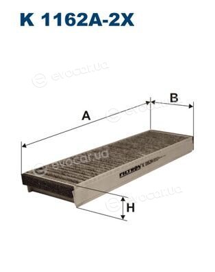 Filtron K 1162A-2x