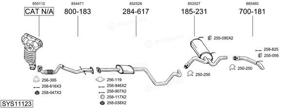 Bosal SYS11123