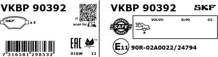 SKF VKBP 90392