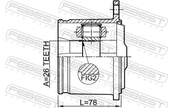 Febest 0111-GX100R