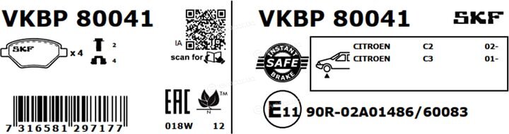 SKF VKBP 80041