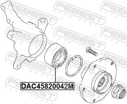 Febest DAC45820042M