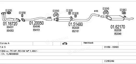 MTS C250249005384