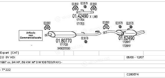 MTS C260574009339