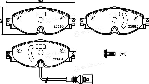 Hella Pagid 8DB 355 020-191