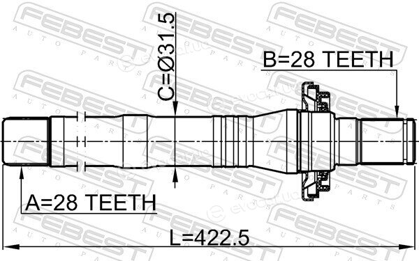 Febest 1212-SFCL