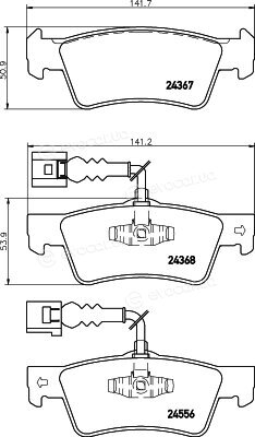 Hella Pagid 8DB 355 012-441