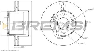 Bremsi CD8659V