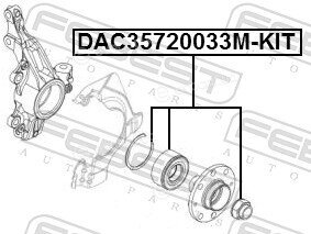 Febest DAC35720033M-KIT