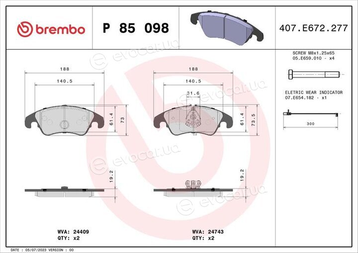 Brembo P 85 098X