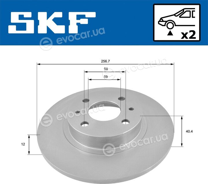 SKF VKBD 80434 S2