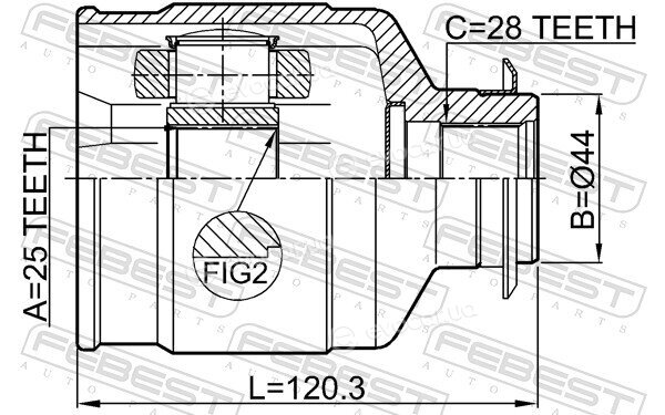 Febest 1211-IX35RH