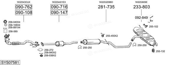 Bosal SYS07581