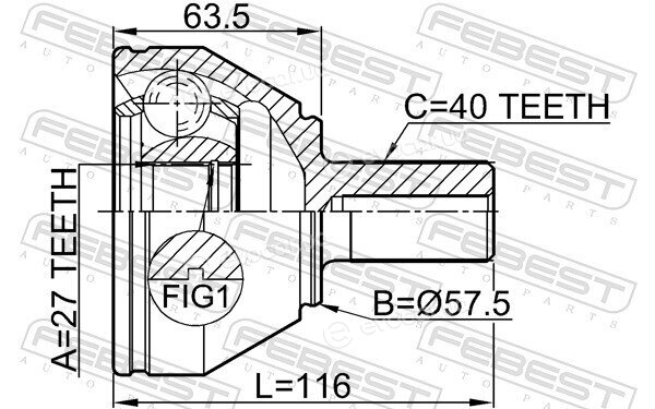 Febest 2910-FLIIF