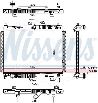 Nissens 606661