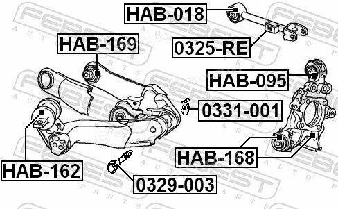 Febest HAB-162