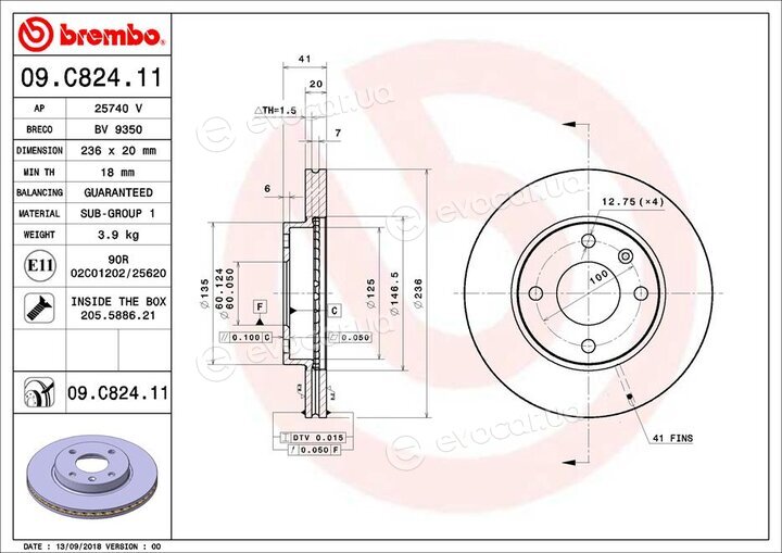 Brembo 09.C824.11