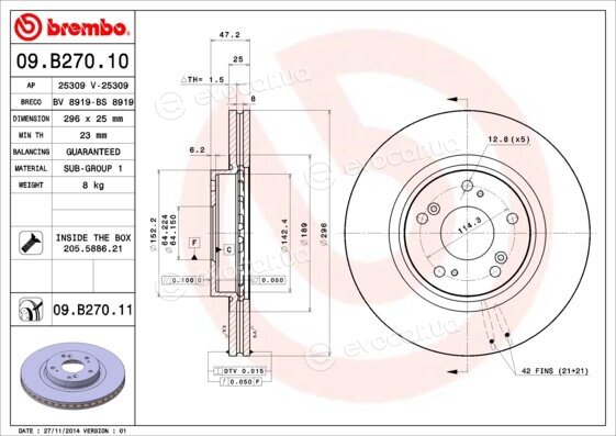 Brembo 09.B270.10