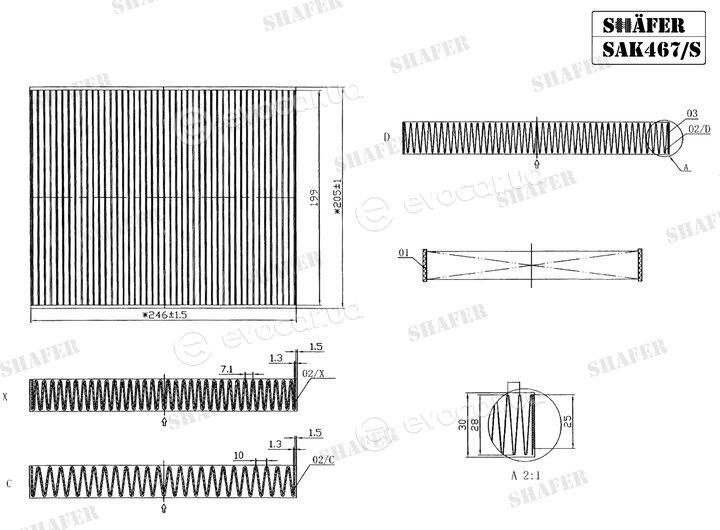 Shafer SAK467S