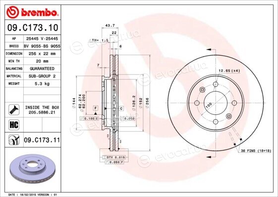 Brembo 09.C173.11