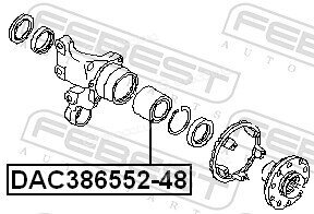 Febest DAC386552-48