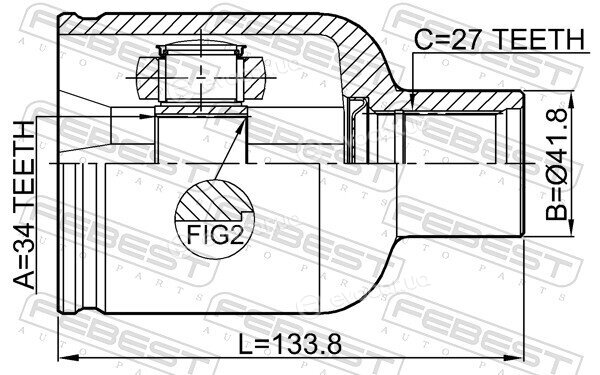 Febest 1811-A22DMRH
