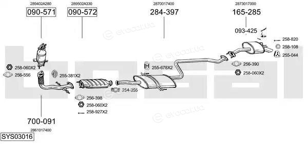 Bosal SYS03016