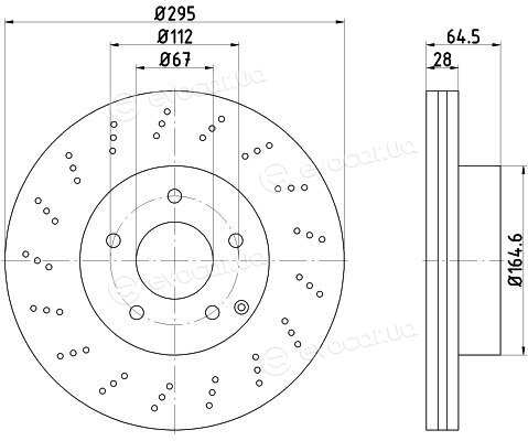 Hella Pagid 8DD 355 128-801