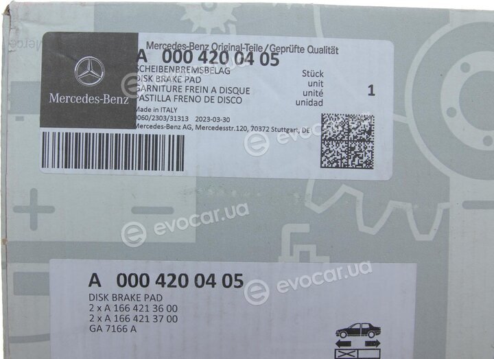 Mercedes-Benz A0004200405