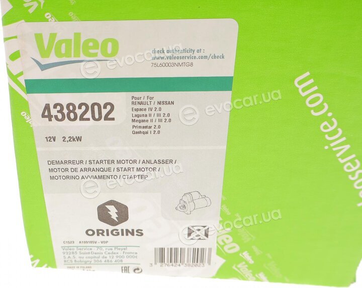 Valeo 438202