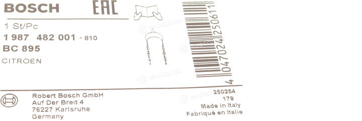 Bosch 1 987 482 001