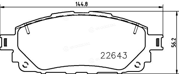 Hella Pagid 8DB 355 032-961