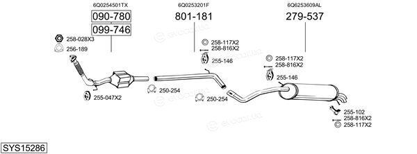 Bosal SYS15286