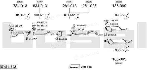 Bosal SYS11892