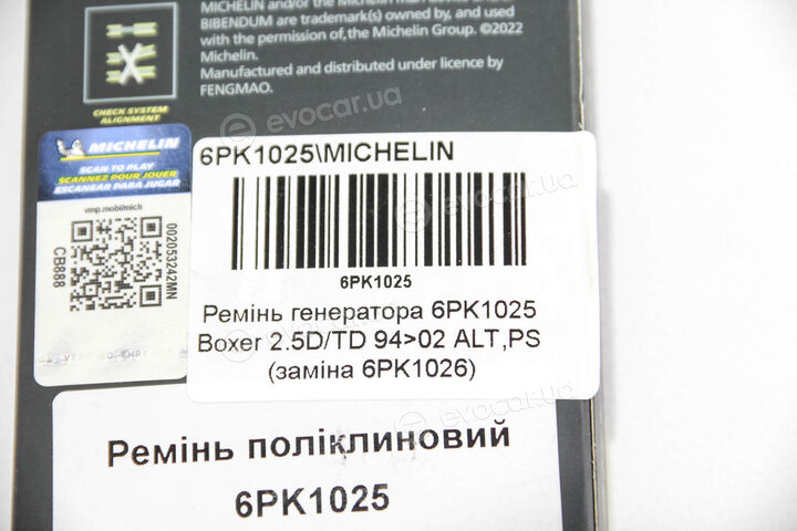 Michelin 6PK1025