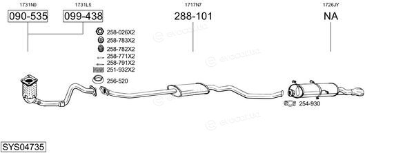 Bosal SYS04735