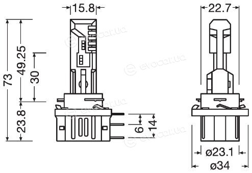 Osram 64176DWESY-HCB