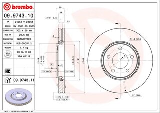 Brembo 09.9743.11