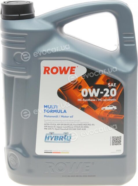 Rowe 20202-0050-99