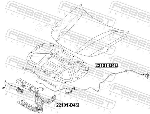 Febest 22101-D4S